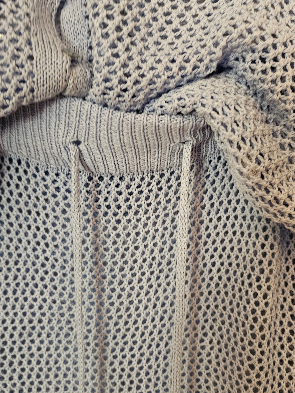 Light Blue Knit Beach Cover-Up Dress - Picture 10 of 10